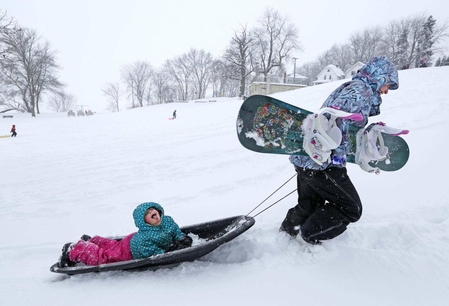 Winter storm hits Madison area